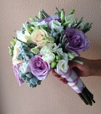 Букет невесты из красивых роз