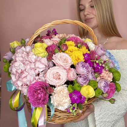 Корзина Мир цветов