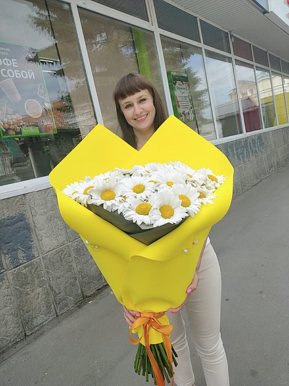Букет из 51 ромашки